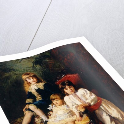 The Balashovs Children, 1880 by Konstantin Makovsky