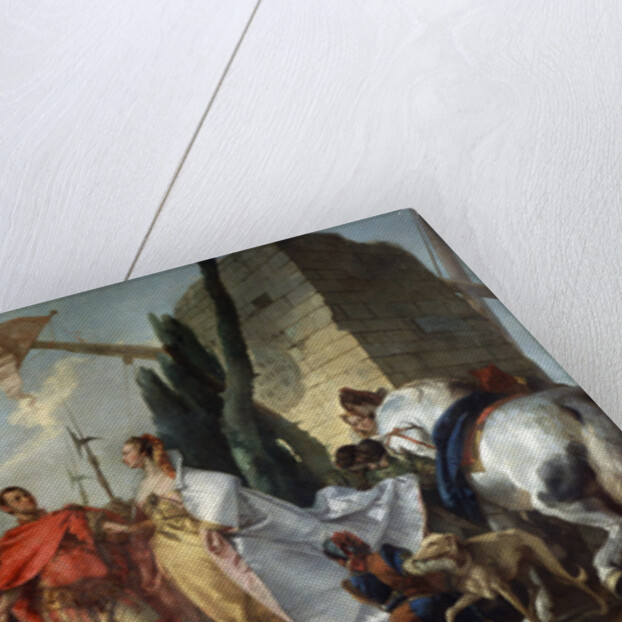 Caesar meeting Cleopatra, 1747. by Giovanni Domenico Tiepolo