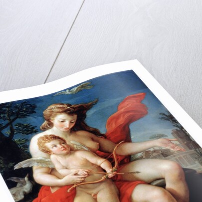 Venus and Cupid, 1785. by Pompeo Batoni