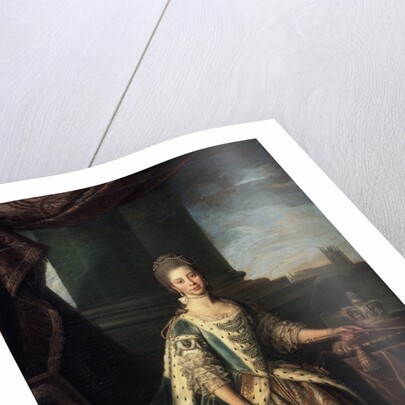 Portrait of Charlotte of Mecklenburg-Strelitz, Wife of King George III of England, 1773 by Nathaniel Dance-Holland