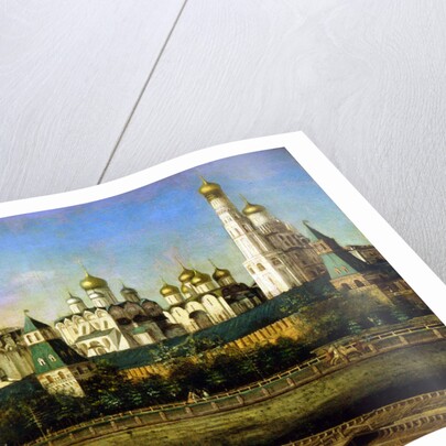 View of the Moscow Kremlin, 19th century by Nikolai Podklyuchnikov