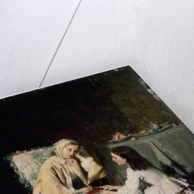 At the Sick Friend, 19th century by Isidore Patrois