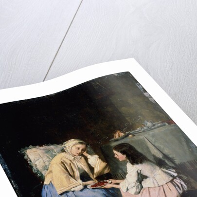At the Sick Friend, 19th century by Isidore Patrois