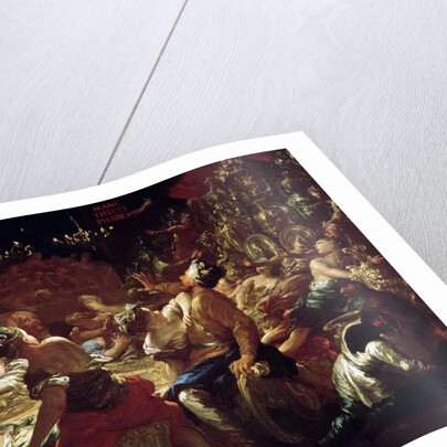 The Feast of Belshazzar, 17th or early 18th century by Pietro Dandini