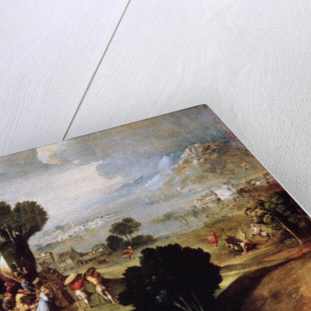 Landscape with Scenes from Lives of the Saints, c1530 by Circle of Dosso Dossi