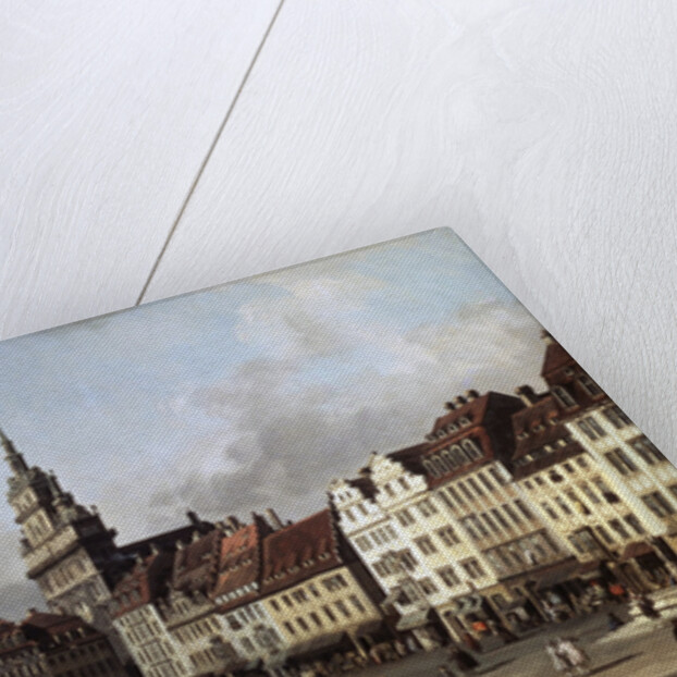 The Old Market Place in Dresden, c1750-c1752 by Bernardo Bellotto