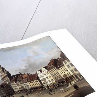 The Old Market Place in Dresden, c1750-c1752 by Bernardo Bellotto