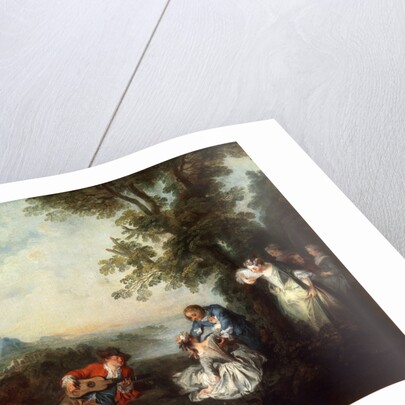 Company at the Edge of a Forest, late 1720s by Nicolas Lancret