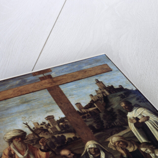 The Lamentation over Christ with a Carmelite Monk, c1510 by Giovanni Battista Cima da Conegliano