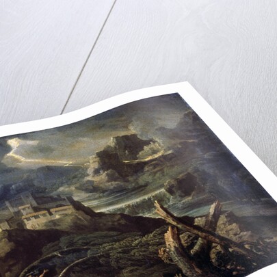 Landscape with Lightning, 1660s by Gaspard Dughet