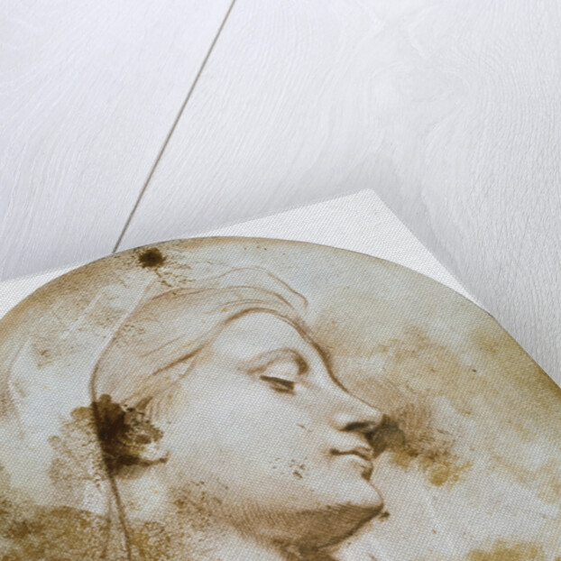 Head of the Virgin, late 17th or 18th century. by Louis de Boullogne II
