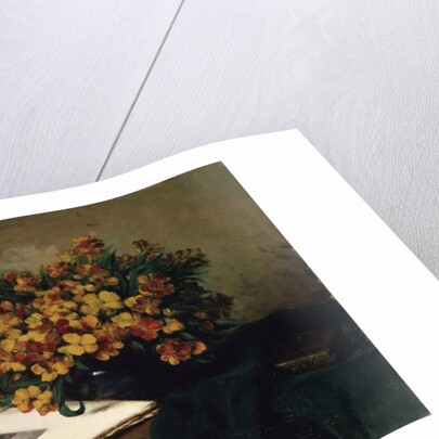 Still Life with a Lithograph, 19th century by Ferdinand Wagner the elder