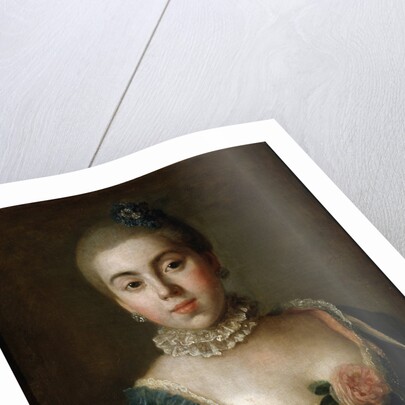 Portrait of Countess Anna Golitsyna, Baroness Stroganova, 1759. by Pietro Rotari