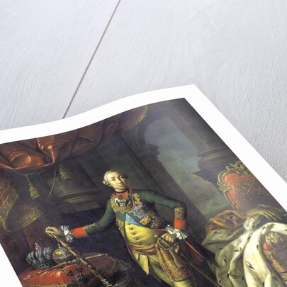 Portrait of Tsar Peter III, 1762. by Aleksei Petrovich Antropov