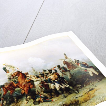 The Exploit of the Mounted regiment in the Battle of Austerlitz, 1884 by Anonymous