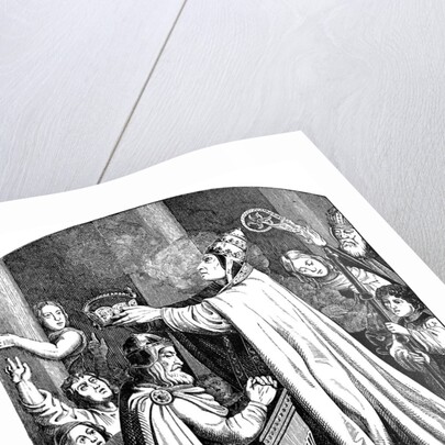 The Coronation of Emperor Charlemagne by Pope Leo III, 1840 by Anonymous