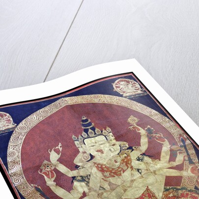 Guhyasamaja Akshobhyavajra (Thanka), 17th century by Anonymous