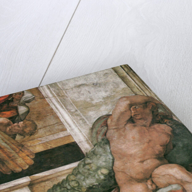 Detail of the Sistine Chapel ceiling in the Vatican, 1508-1512 by Anonymous