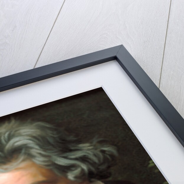 Portrait Ludwig van Beethoven when composing the Missa Solemnis, 1820 by Anonymous