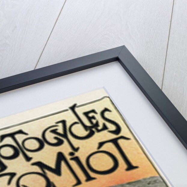Motocycles Comiot, advertising poster, 1899 by Anonymous