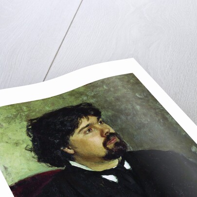 Portrait of the artist Vasily Surikov,, 1885 by Anonymous