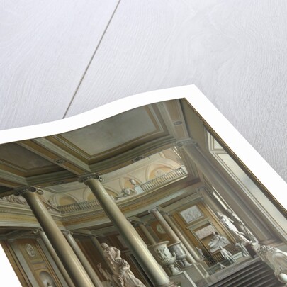 Main staircase of Fine Arts Academy in St. Petersburg, 1830 by Anonymous