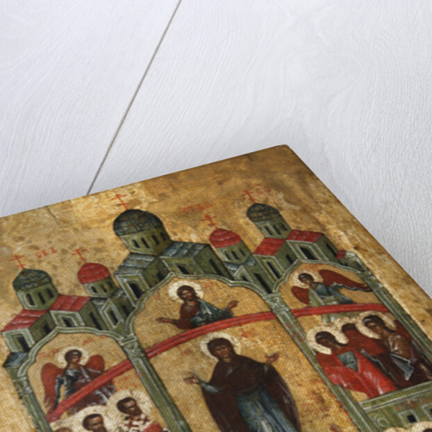 The Protection of the Mother of God (Pokrov), early 15th century by Anonymous