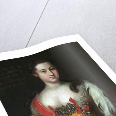 Anna Leopoldovna, Grand Duchess and Regent of Russia,, 1732 by Anonymous