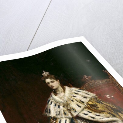 Portrait of Empress Alexandra Fyodorovna of Russia, the wife of Tsar Nicholas II, 1890s by Anonymous