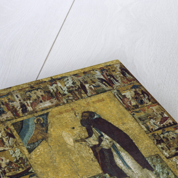 Saint Barlaam of Khutyn with Scenes from His Life, 1560s by Anonymous