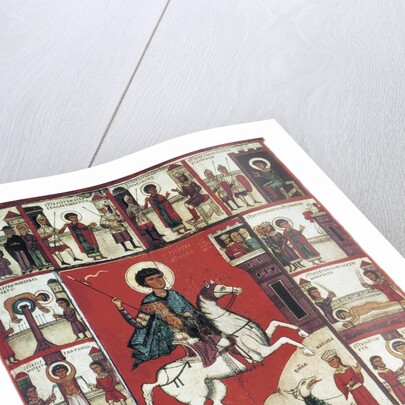 Saint George with Scenes from His Life, 14th century by Anonymous