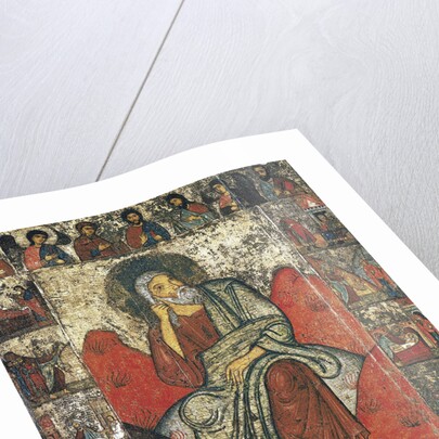 The Prophet Elijah in the Wilderness with Scenes from His Life and Deesis, 13th- first third of 14th by Anonymous