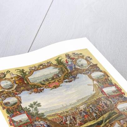 Capture of the French fortress of Menin by the Allied Troops in 1706, early 18th century by Anonymous