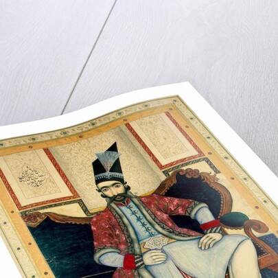 Portrait of Naser al-Din Shah Qajar, 1850s by Anonymous