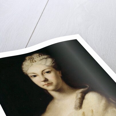 Portrait of Grand Duchess Natalya Alexeevna of Russia,, before 1716 by Anonymous