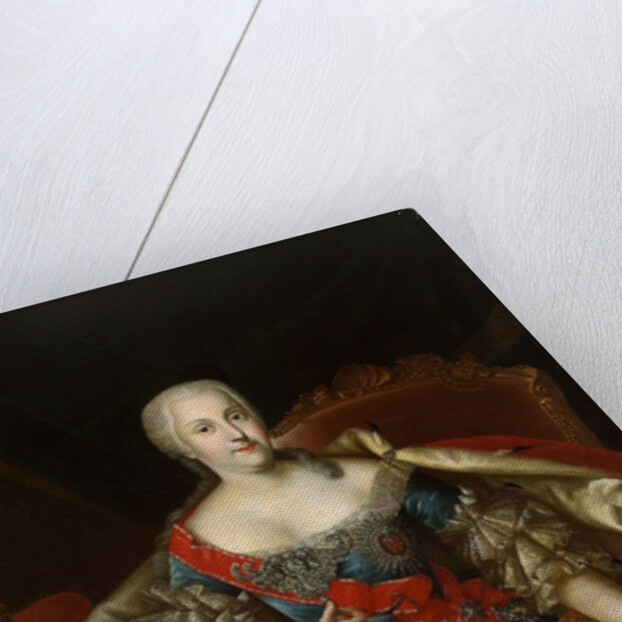 Portrait of Johanna-Elizabeth, Electress of Anhalt-Zerbst,, c1746 by Anonymous