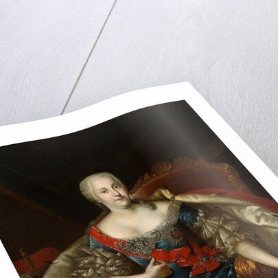 Portrait of Johanna-Elizabeth, Electress of Anhalt-Zerbst,, c1746 by Anonymous