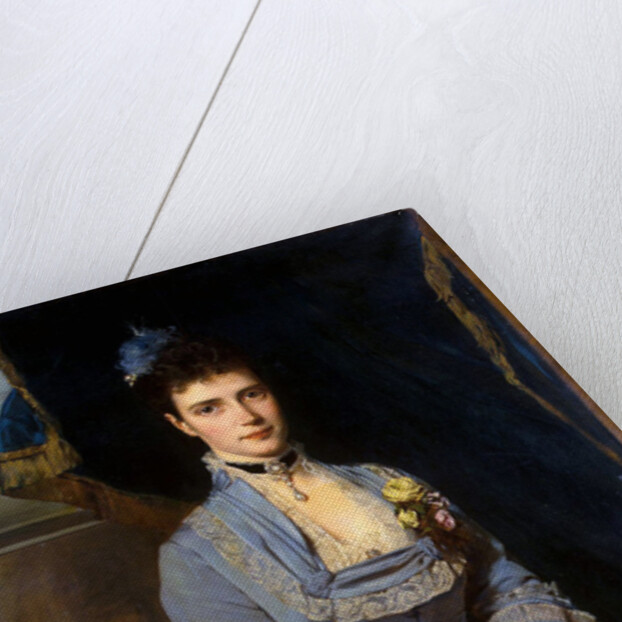 Portrait of Grand Duchess Maria Fyodorovna, Princess Dagmar of Denmark,, 1874 by Anonymous