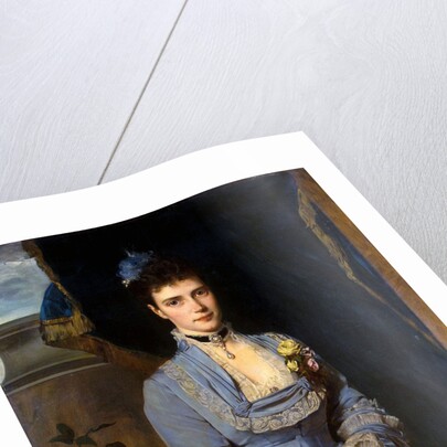 Portrait of Grand Duchess Maria Fyodorovna, Princess Dagmar of Denmark,, 1874 by Anonymous