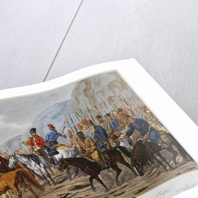 Russian Cossacks on March, c1800 by Anonymous
