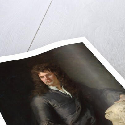 Portrait of the wood carver Grinling Gibbons,, before 1690 by Anonymous