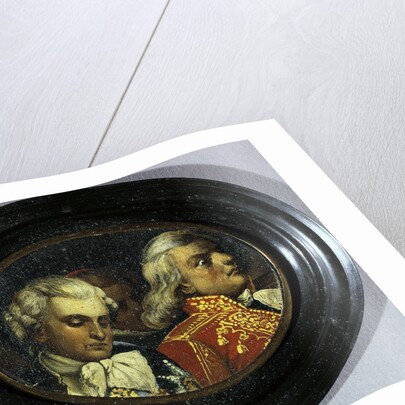 Portrait of Stanislaw Szczesny Potocki and Adam Poninski, second half of the 19th century by Anonymous