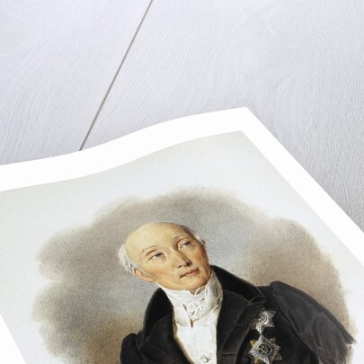 Portrait of the Secretary of State and reformers Count Michail Speransky,, 1839 by Anonymous