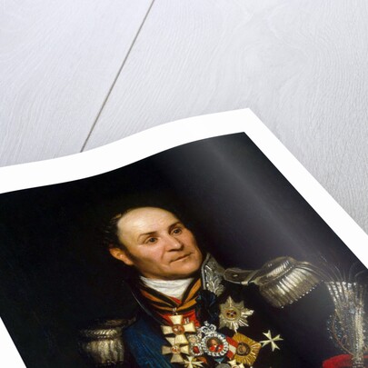 Portrait of Count Matvei Ivanovich Platov,, 1814 by Anonymous