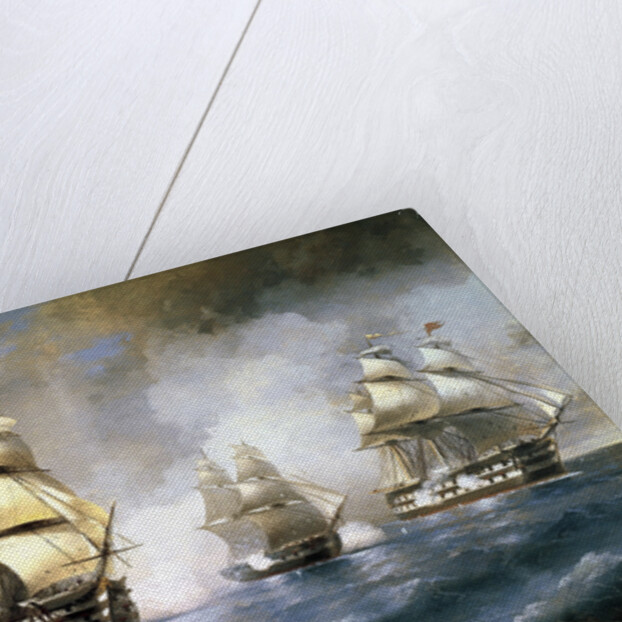 Brig Mercury Attacked by Two Turkish Ships on May 14th, 1829, 1892 by Anonymous
