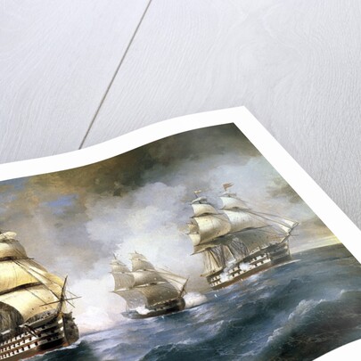 Brig Mercury Attacked by Two Turkish Ships on May 14th, 1829, 1892 by Anonymous