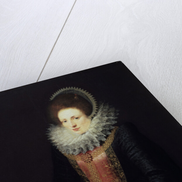 Portrait of a Lady with a Fan, 1610s by Flemish Master