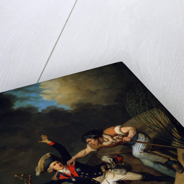 The death of Duke Leopold of Brunswick during a flood in Brunswick, Germany, 1785 by Pierre Alexandre Wille