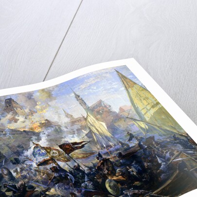 The Russian Army Capturing Narva on May 11, 1558, 1956 by Alexander Blinkov