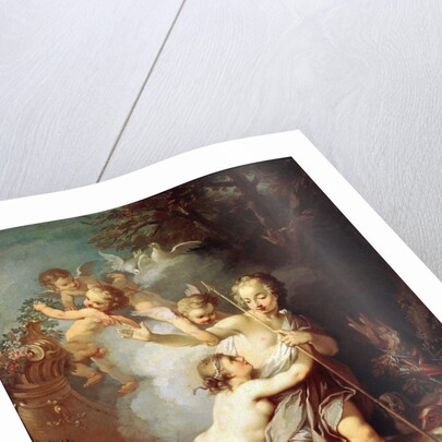 Venus and Adonis, 1750s. by Etienne Jeaurat